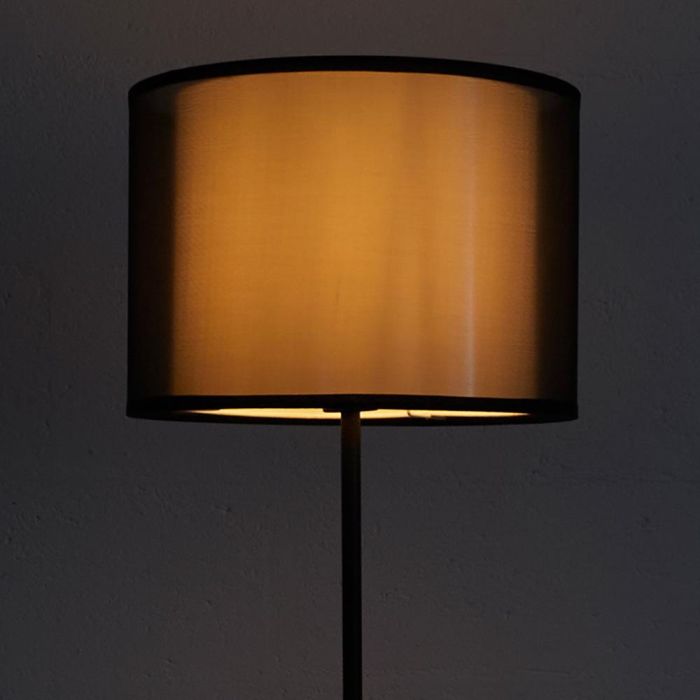 Lámpara Pie Doble Pantalla Home Deco Factory 3 Lámpara Pie Doble Pantalla Home Deco Factory 3