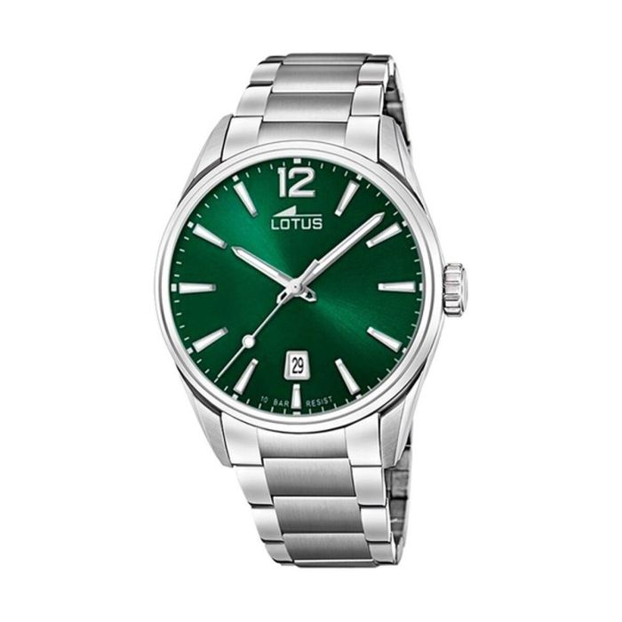 Reloj Hombre Lotus 18692/4 Verde Plateado 0 Reloj Hombre Lotus 18692/4 Verde Plateado 0