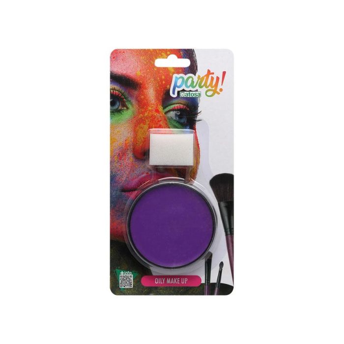 Maquillaje Cera Pintura Facial Color Morado