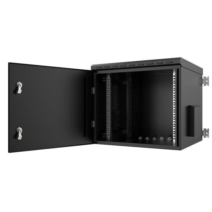 Lanview Gabinete Rack 19" 9U 60x60 para Montaje en Pared 1