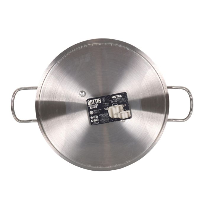 Cacerola baja con tapa acero inoxidable 28 cm 4.3L Quttin (2 Unidades) 1 Cacerola baja con tapa acero inoxidable 28 cm 4.3L Quttin (2 Unidades) 1
