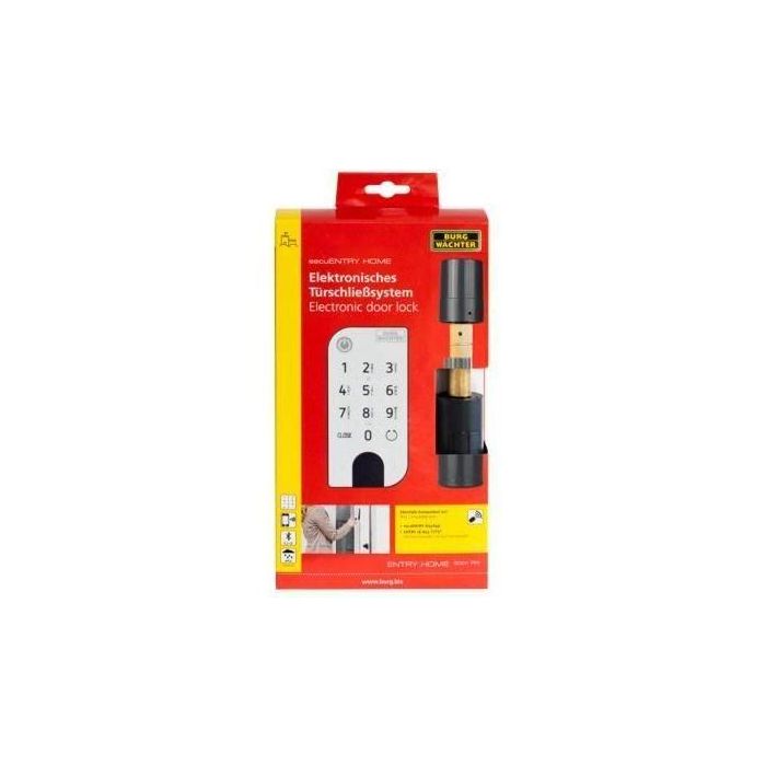 Burg-Wächter BUR4003482500101 Cilindro Electrónico Dry-winger Home 5001 con Teclado Pincode para 6 Usuarios 4 Burg-Wächter BUR4003482500101 Cilindro Electrónico Dry-winger Home 5001 con Teclado Pincode para 6 Usuarios 4