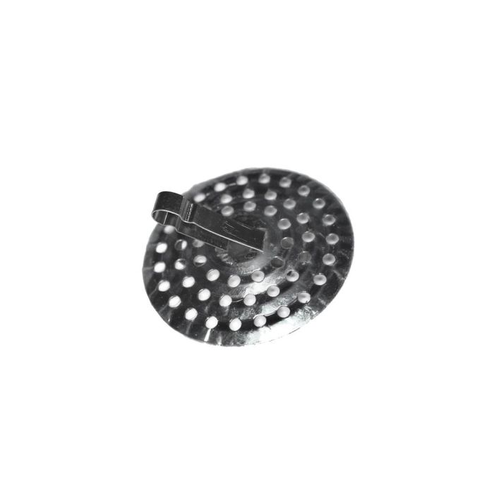Edm Filtro de lavabo con pinza, acero inoxidable, Ø6cm 0 Edm Filtro de lavabo con pinza, acero inoxidable, Ø6cm 0