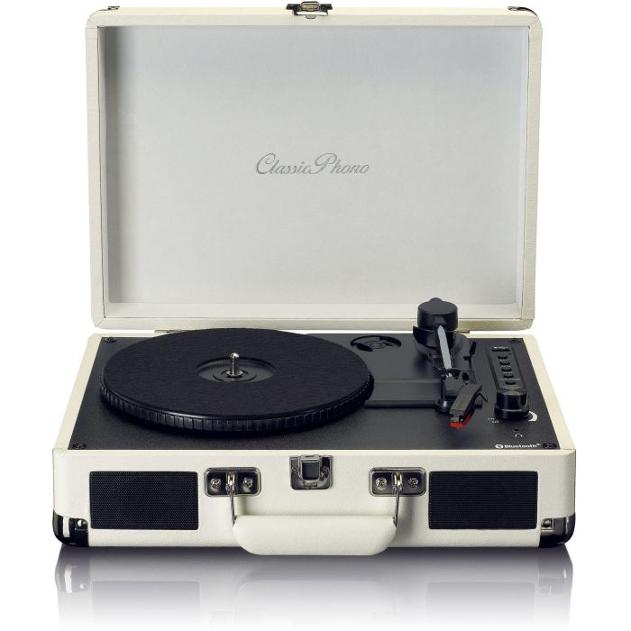 Lenco TT-115 Tocadiscos Portátil Bluetooth con Altavoces Estéreo Integrados, Diseño Vintage Creme 0 Lenco TT-115 Tocadiscos Portátil Bluetooth con Altavoces Estéreo Integrados, Diseño Vintage Creme 0