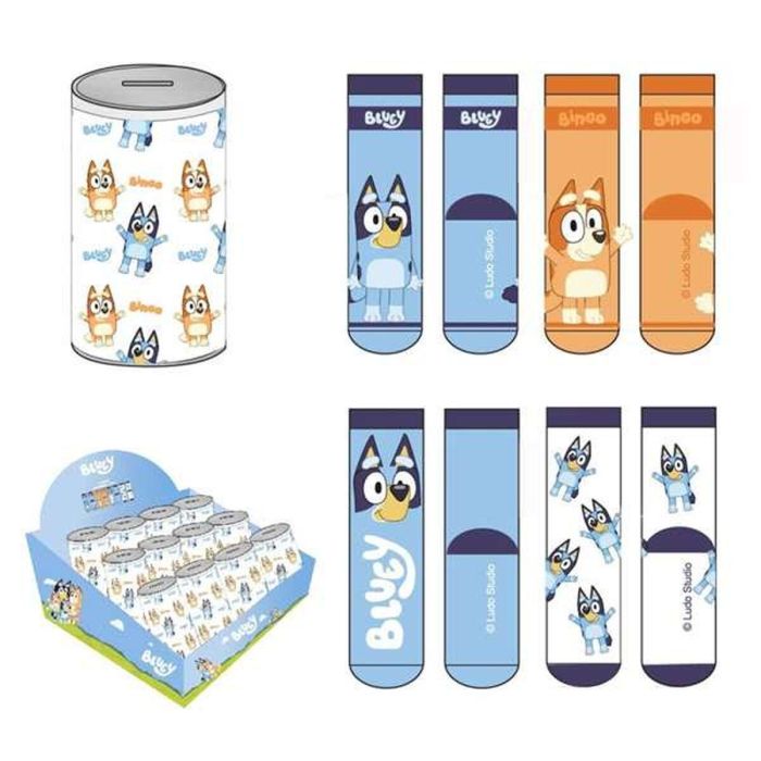 Cerdá Pack Calcetines Bluey Talla 23/26 Multicolor para Niños 3