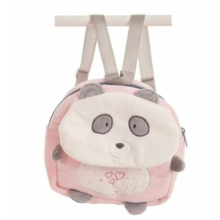 Mochila rosa panda 26x22 cm