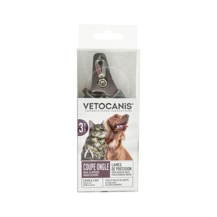 Vetocanis Cortaúñas para Perros - Cuchillas Acero Inoxidable - 2 Tamaños con Tope de Seguridad para Uñas 3 Vetocanis Cortaúñas para Perros - Cuchillas Acero Inoxidable - 2 Tamaños con Tope de Seguridad para Uñas 3