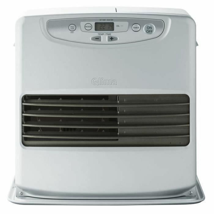 Qlima SRE7037C Estufa Electrónica de Queroseno 3700W, Modo Ahorro, Detector CO², Seguridad Antivuelco, Programable, Volumen 58-150m³