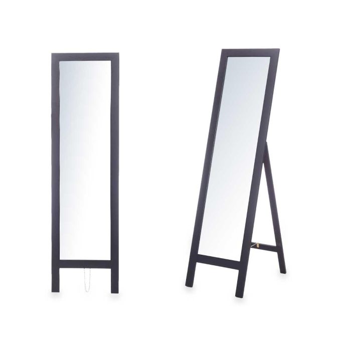 Espejo de pie en madera negro 40x145 cm - Giftdecor 1 Espejo de pie en madera negro 40x145 cm - Giftdecor 1