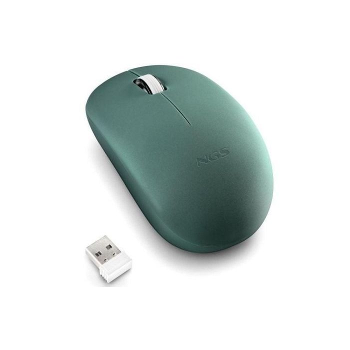 Ratón Inalámbrico NGS FOGPROGREEN Verde 1000 dpi (1 unidad) 2 Ratón Inalámbrico NGS FOGPROGREEN Verde 1000 dpi (1 unidad) 2