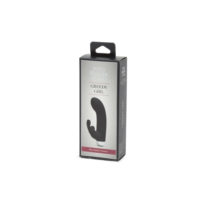 Vibrador Fifty Shades of Grey Greedy Girl Mini Rabbit Negro 1 Vibrador Fifty Shades of Grey Greedy Girl Mini Rabbit Negro 1