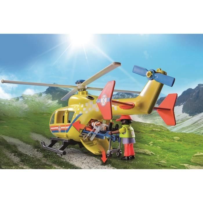 Helicóptero de rescate playmobil city life 5 Helicóptero de rescate playmobil city life 5
