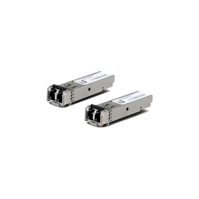 Ubiquiti UACC-OM-MM-10G-D-2 Módulo SFP+ Transceptor Fibra Óptica Multimodo 10Gbps 2x LC 300m Pack de 2 Ubiquiti UACC-OM-MM-10G-D-2 Módulo SFP+ Transceptor Fibra Óptica Multimodo 10Gbps 2x LC 300m Pack de 2