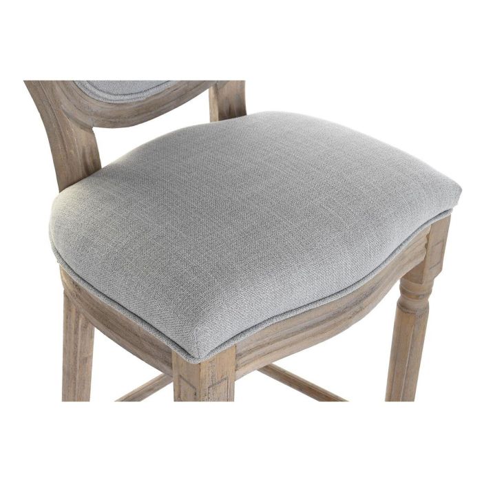 Taburete DKD Home Decor Gris Gris claro Abeto 48 x 42 x 121 cm 3