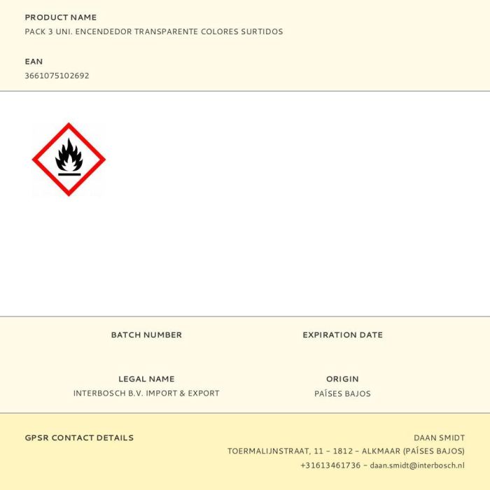 Benson Encendedor Transparente Colores Surtidos, Pack 3 uni. - Llama Regulable, Ref. 41009425 3 Benson Encendedor Transparente Colores Surtidos, Pack 3 uni. - Llama Regulable, Ref. 41009425 3