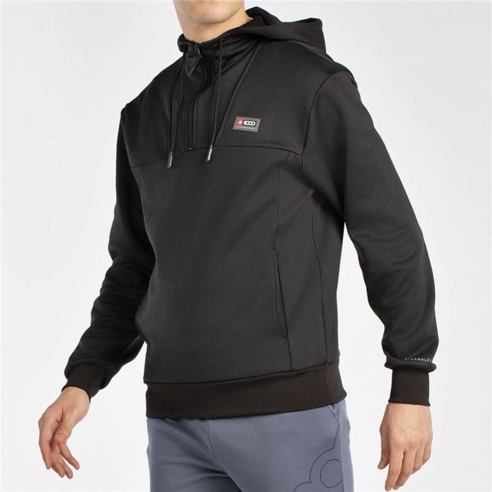 Sudadera con Capucha Hombre +8000 Esvein Negro L 4