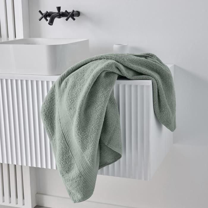 Maxi Toalla de Baño TODAY 90x150 cm 100% Algodón - Celadon 1 Maxi Toalla de Baño TODAY 90x150 cm 100% Algodón - Celadon 1