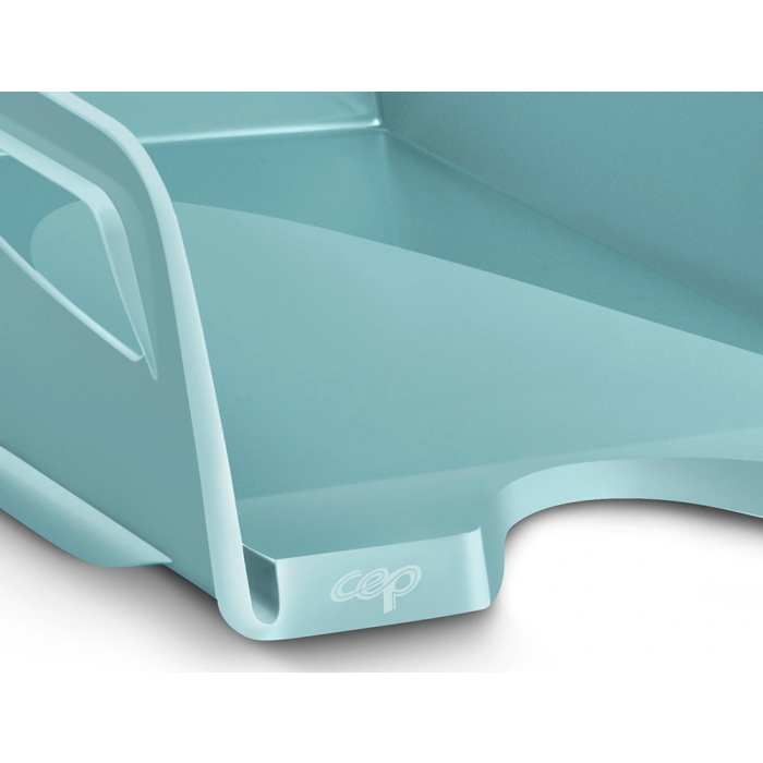 Cep Bandeja sobremesa Riviera 387x265x115 mm plástico verde agua maxi capacidad 900 hojas 1