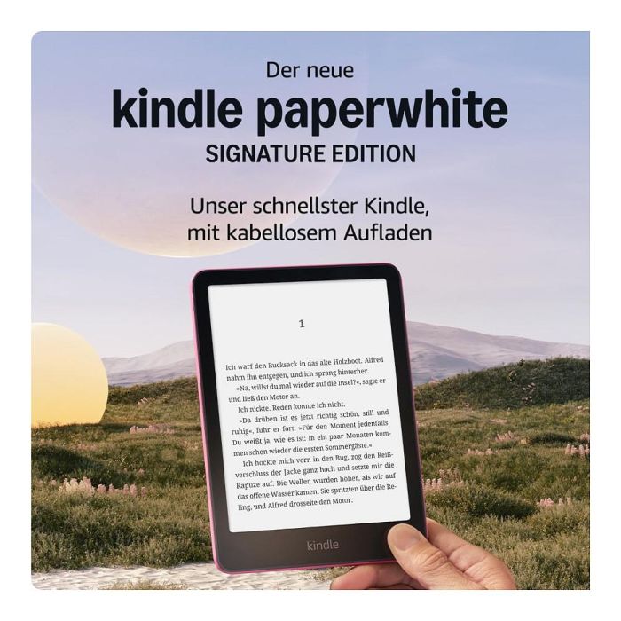 Amazon Kindle Paperwhite Signature Edition Lector de Libros Electrónicos 7" 32GB Rosa