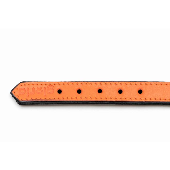 Collar Piel Acolchado 30 cm X 15 mm Naranja 6 Collar Piel Acolchado 30 cm X 15 mm Naranja 6