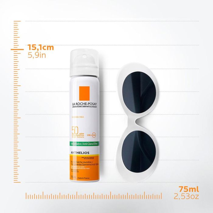La Roche-Posay Bruma Facial Anthelios Protector Solar Fresco SPF50 para Piel Sensible [XL-PROTECT]TM 75 ml 2