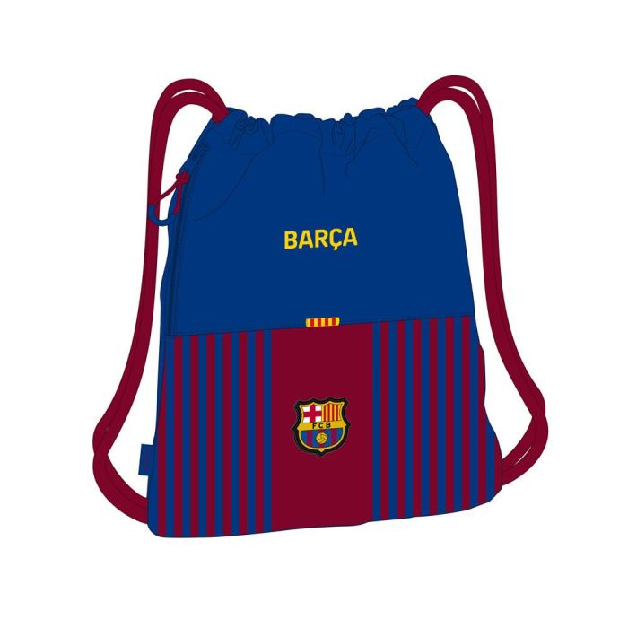 Bolsa Mochila con Cuerdas F.C. Barcelona Granate Azul marino