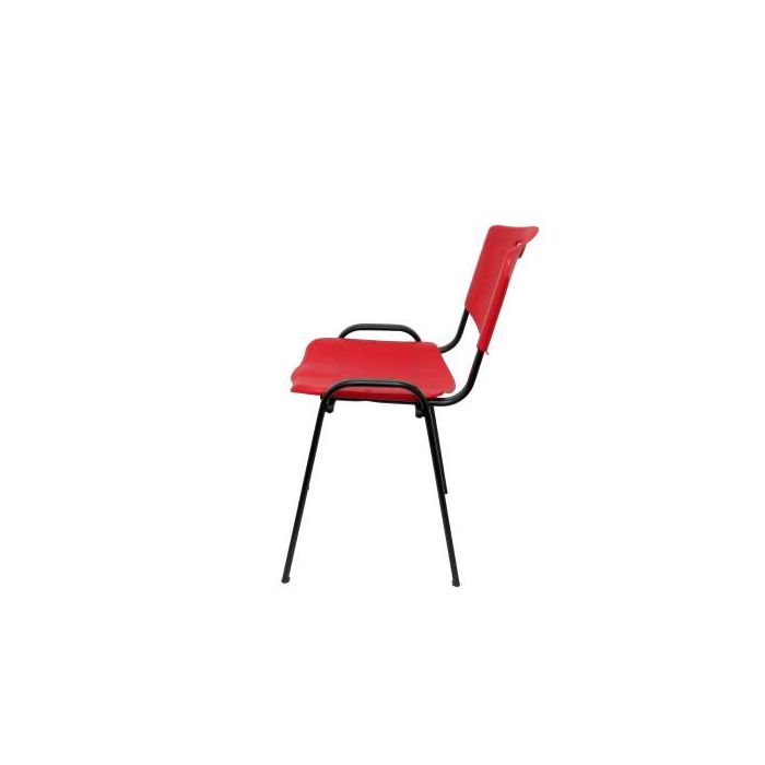 Piqueras y Crespo PACK426IRJ Sillas Confidentes Robledo Pack 4 Asiento y Respaldo Duro PVC Rojo Estructura Negra 2 Piqueras y Crespo PACK426IRJ Sillas Confidentes Robledo Pack 4 Asiento y Respaldo Duro PVC Rojo Estructura Negra 2