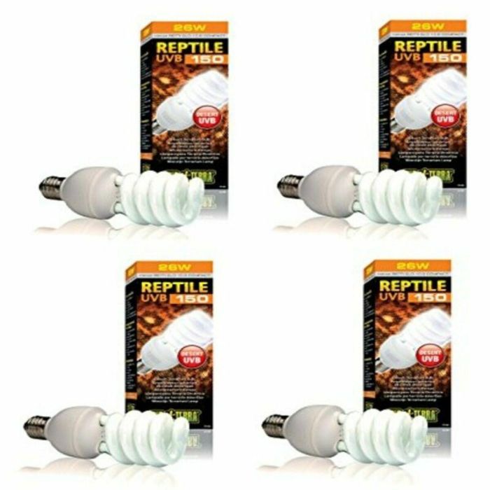 Exo Terra PT2189 Bombilla Fluorescente Compacta Reptile UVB 150 para Terrario Clima Desértico 26W 5