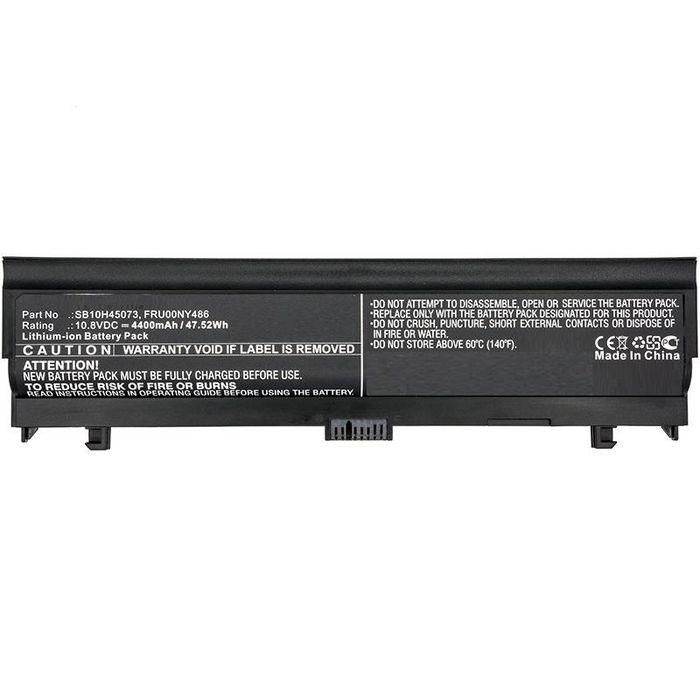 CoreParts Batería de Repuesto para Portátil Lenovo ThinkPad L560 47.52Wh Li-ion 4400mAh 10-10.8V Negra