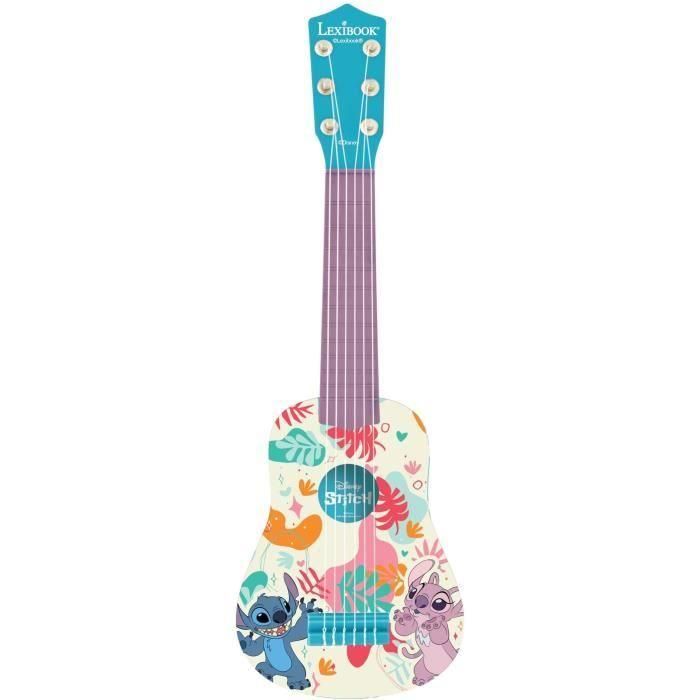 Lexibook - Mi Primera Guitarra Stitch - 53cm - Guía de aprendizaje incluida