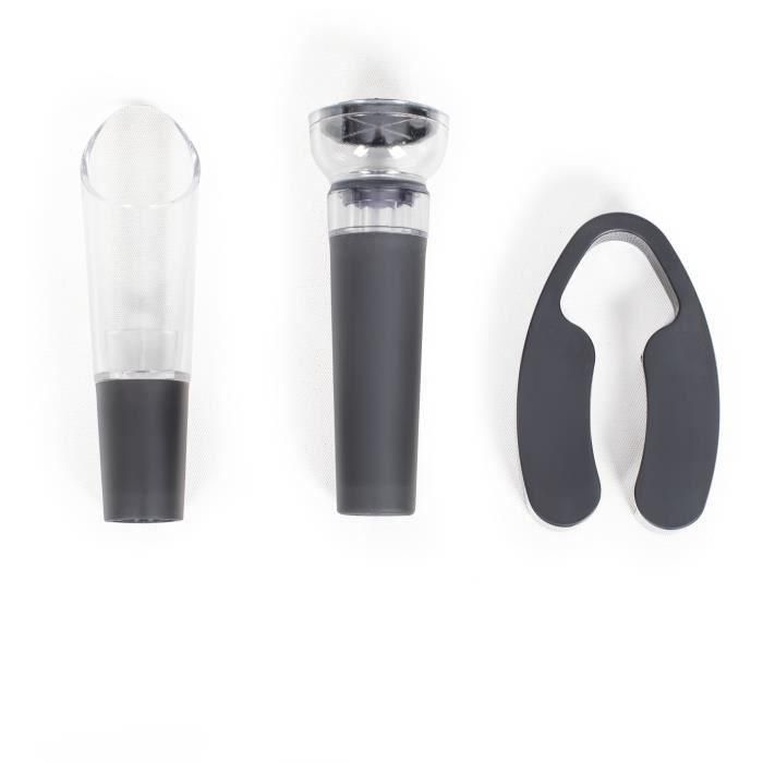 Livoo GS159 Set de vino eléctrico recargable Universal, 5 accesorios, funciona por presión, abre hasta 30 botellas. 3 Livoo GS159 Set de vino eléctrico recargable Universal, 5 accesorios, funciona por presión, abre hasta 30 botellas. 3