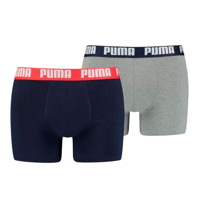 Pack de Calzoncillos Puma Basic Gris Boxer 2 Piezas 2
