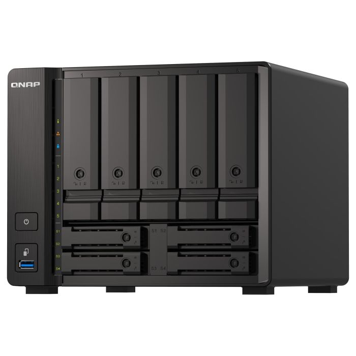 QNAP TS-H973AX NAS Torre AMD Ryzen V1500B 8GB DDR4 4