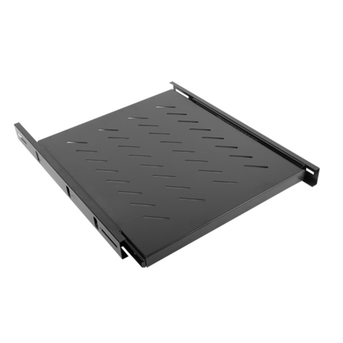 Lanberg AK-1007-B Estantería Ajustable para Bastidor de Rack, Color Negro, 19 pulgadas, 48.3cm, Soporta hasta 60 kg Lanberg AK-1007-B Estantería Ajustable para Bastidor de Rack, Color Negro, 19 pulgadas, 48.3cm, Soporta hasta 60 kg