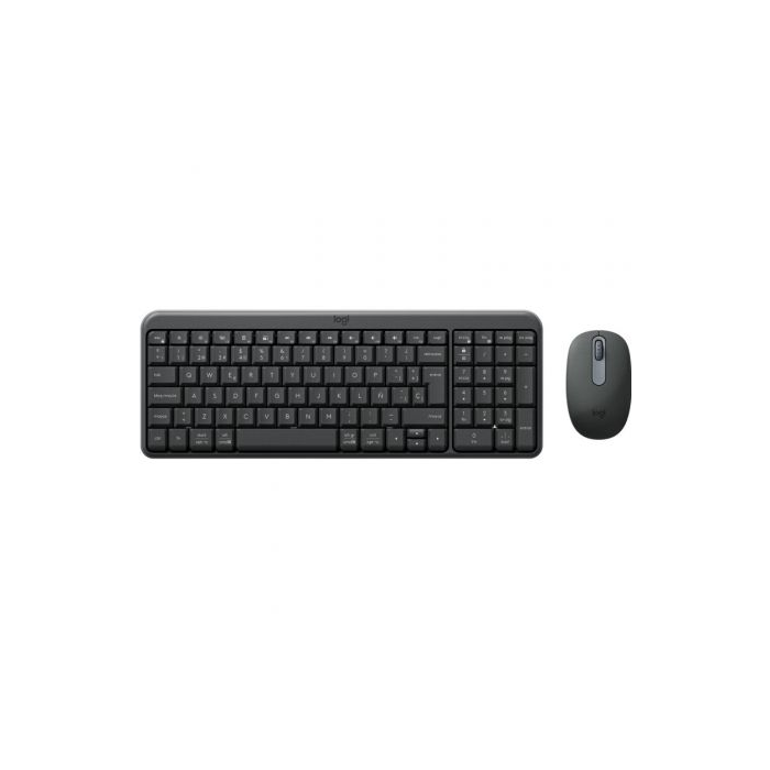 Logitech 920-013543 Teclado y Ratón Inalámbricos MK250 Bluetooth, Compacto, Resistente Salpicaduras, Plástico Reciclado, Español QWERTY 0 Logitech 920-013543 Teclado y Ratón Inalámbricos MK250 Bluetooth, Compacto, Resistente Salpicaduras, Plástico Reciclado, Español QWERTY 0