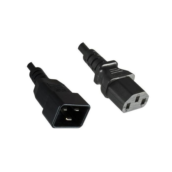 MicroConnect Cable de Extensión C13 - C20, 1m para PDU/UPS