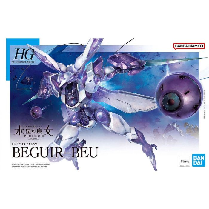 BANDAI HOBBY Figura Beguir-Beu Mobile Suit Gundam: The Witch from Mercury Prologue High Grade 1/144 Action Base Compatible 0 BANDAI HOBBY Figura Beguir-Beu Mobile Suit Gundam: The Witch from Mercury Prologue High Grade 1/144 Action Base Compatible 0