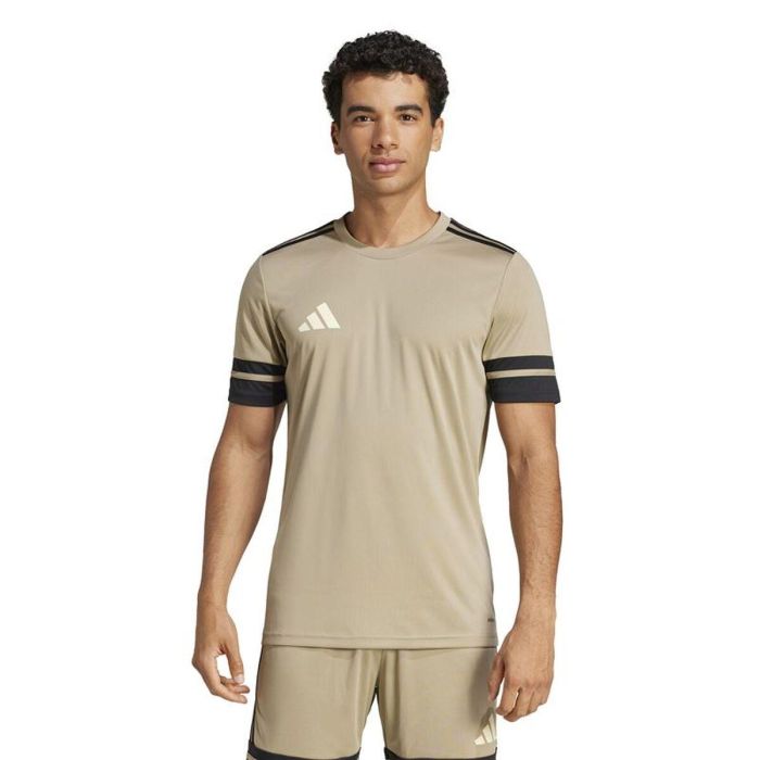 Camiseta de Fútbol de Manga Corta Hombre Adidas Squadra25 Jsy Beige XL 5