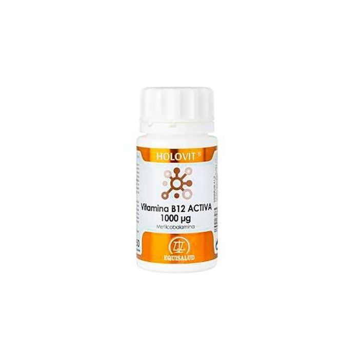 Holovit Vitamina B12 Activa Metilcobalamina 1000 µg 50 Cápsulas - Reduce Cansancio y Fatiga