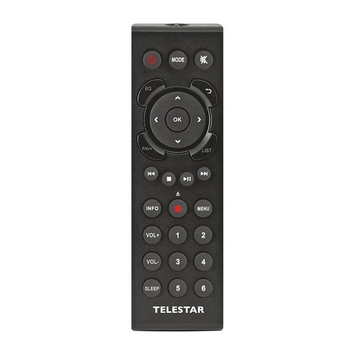 Telestar TOP 200 Radio Portátil Multifunción Digital/Analógica con DAB+, FM, Bluetooth 5.3, WiFi, Pantalla TFT 2.4", MP3, Negro