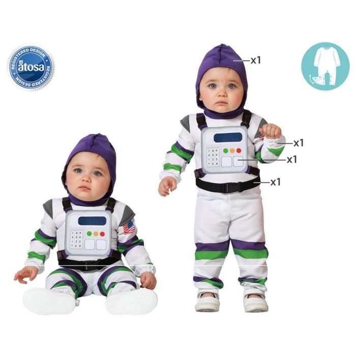 Disfraz Astronauta Bebé 6-12 Meses