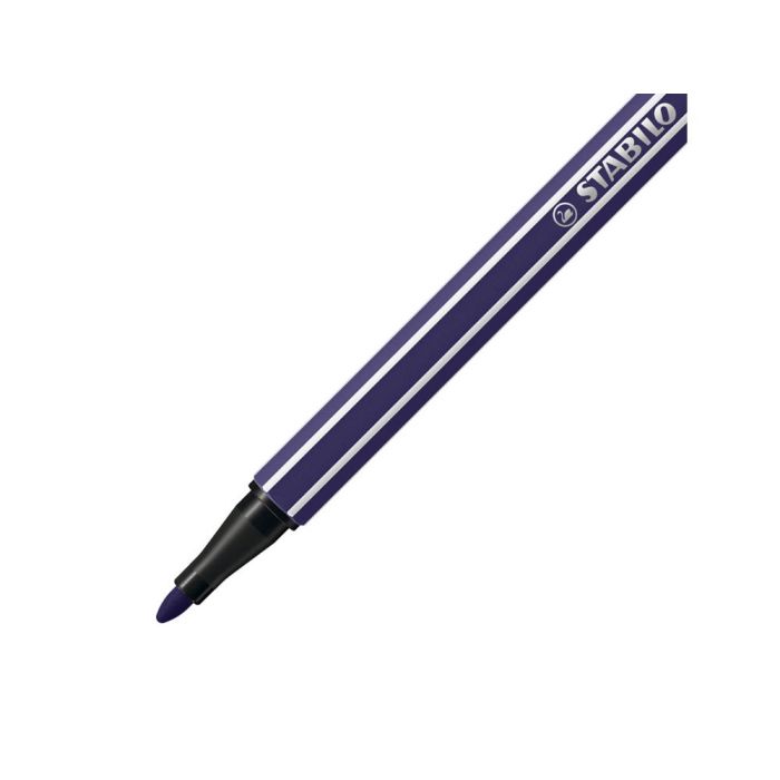 Rotulador Stabilo Acuarelable Pen 68 Azul Prusia Punta Gruesa 1 mm 10 unidades 1