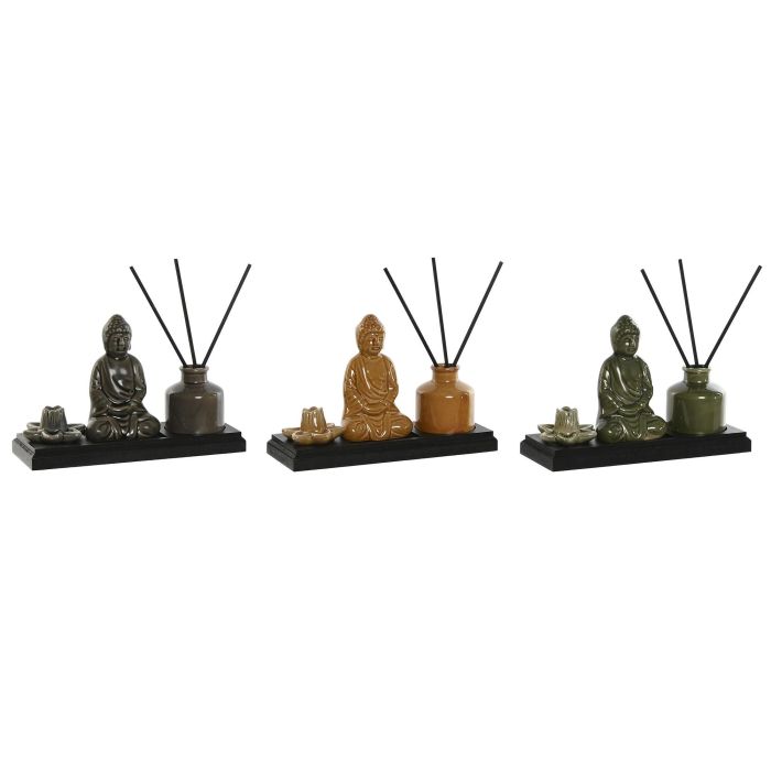 Ambientador Mikado Oriental DKD Home Decor Mostaza Verde 8 x 14.5 x 22 cm (3 Unidades) Ambientador Mikado Oriental DKD Home Decor Mostaza Verde 8 x 14.5 x 22 cm (3 Unidades)