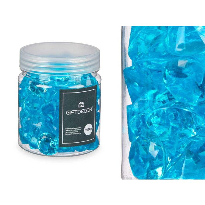 Bote 150Gr Diamante Gr Surtidos Colores Giftdecor 6X8CM (32 Unidades) 3 Bote 150Gr Diamante Gr Surtidos Colores Giftdecor 6X8CM (32 Unidades) 3