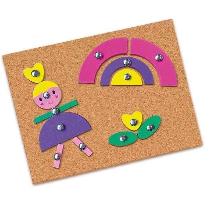 Ses Creative SES8710341009274 Juego Trendy Tap Tap: Kit de creación con colores brillantes y nuevas formas para desarrollar la imaginación. 2