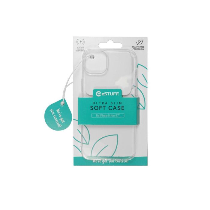 eSTUFF iPhone 14 Plus LONDON TPU Cover - Transparent 1