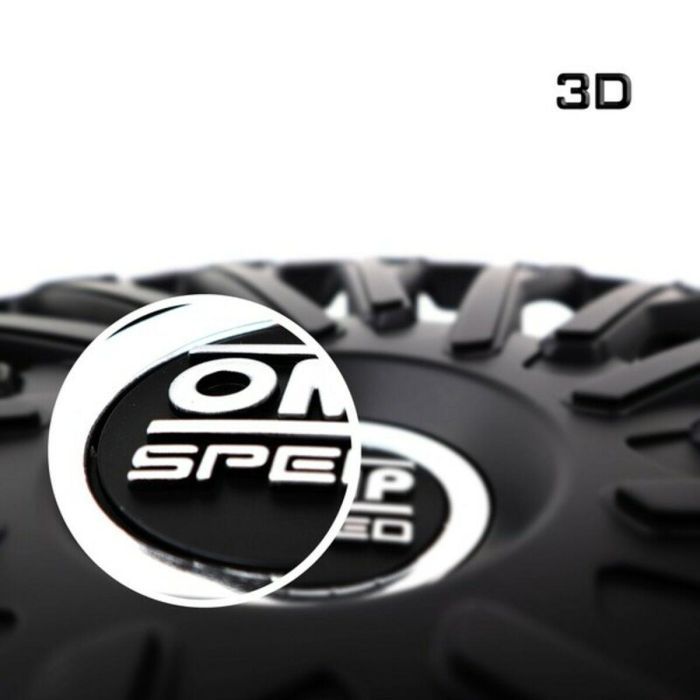 Tapacubos OMP Stinger Speed Negro 14" (4 uds) 6 Tapacubos OMP Stinger Speed Negro 14" (4 uds) 6