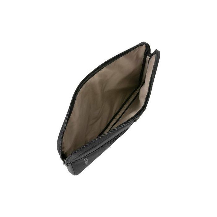 Targus Maletín / Funda Mobile Elite para Portátil 13-14" Negro, Nailon y Símil Piel, Acolchado con Bolsillo Cremallera 4
