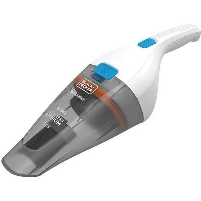 Black+Decker NVC-115-JL Aspirador de Mano Inalámbrico 3.6V RecogeTodo Ciclónico con Batería de Litio - Ideal para Limpieza Rápida Black+Decker NVC-115-JL Aspirador de Mano Inalámbrico 3.6V RecogeTodo Ciclónico con Batería de Litio - Ideal para Limpieza Rápida