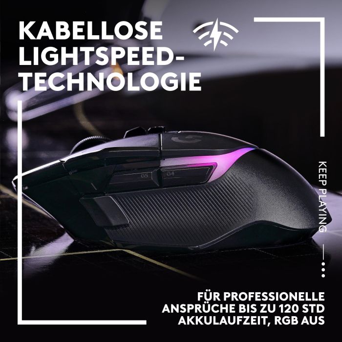 Logitech G502 X PLUS EER2 Ratón Gaming Inalámbrico Óptico 25600 DPI LIGHTSPEED HERO 25K Negro 16 Logitech G502 X PLUS EER2 Ratón Gaming Inalámbrico Óptico 25600 DPI LIGHTSPEED HERO 25K Negro 16